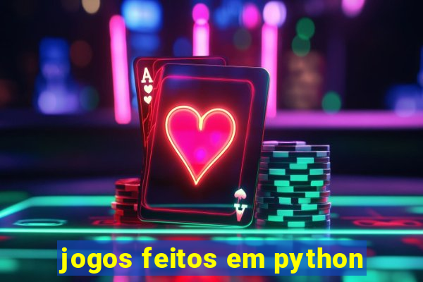 jogos feitos em python