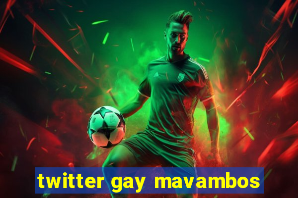 twitter gay mavambos