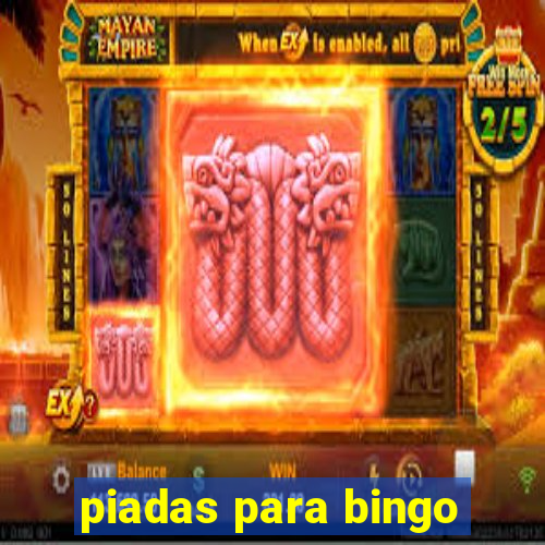 piadas para bingo