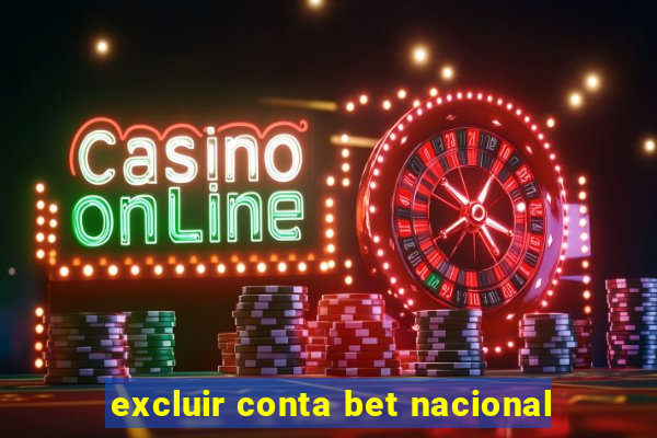 excluir conta bet nacional