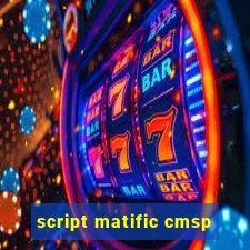 script matific cmsp