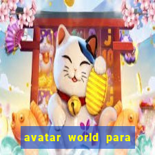 avatar world para colorir e imprimir