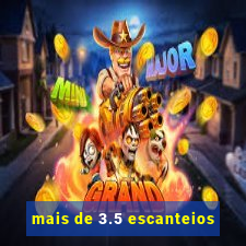 mais de 3.5 escanteios