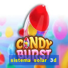 sistema solar 3d em movimento