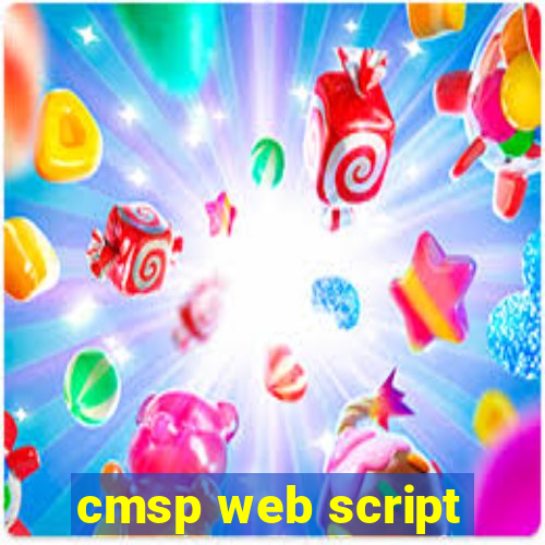 cmsp web script