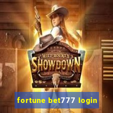 fortune bet777 login