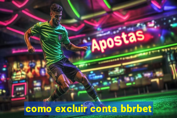 como excluir conta bbrbet