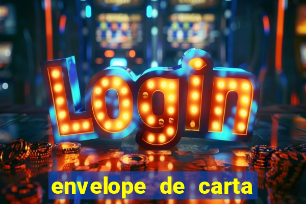 envelope de carta para imprimir