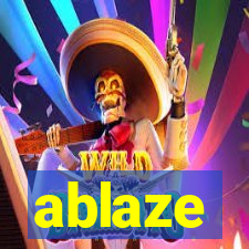 ablaze