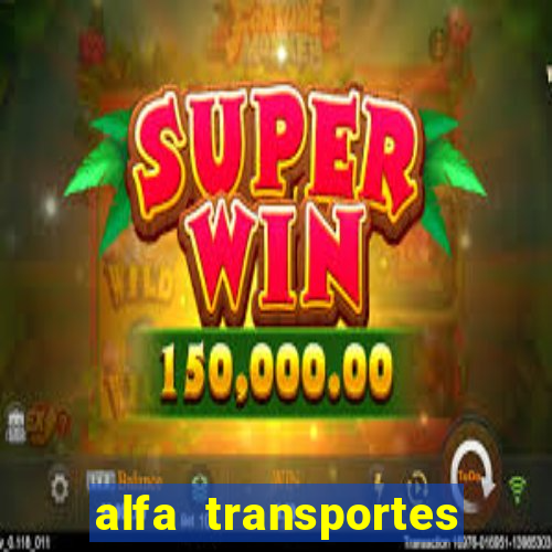 alfa transportes novo hamburgo
