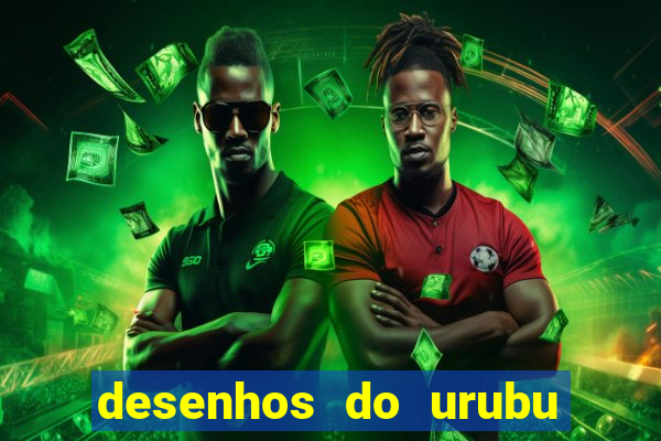 desenhos do urubu do flamengo para colorir