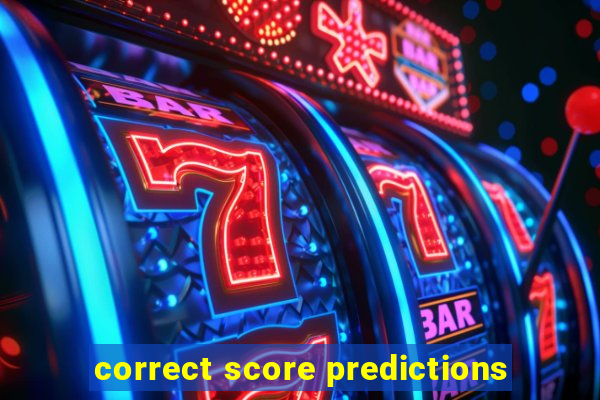 correct score predictions