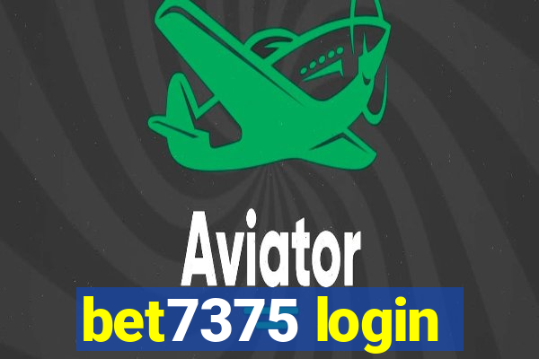 bet7375 login