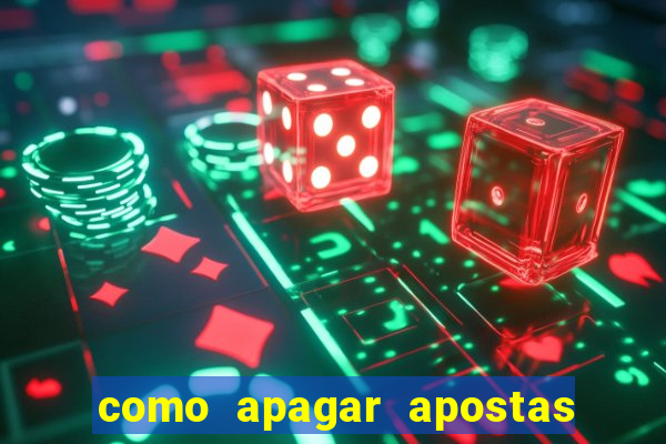 como apagar apostas no app da caixa