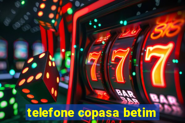 telefone copasa betim