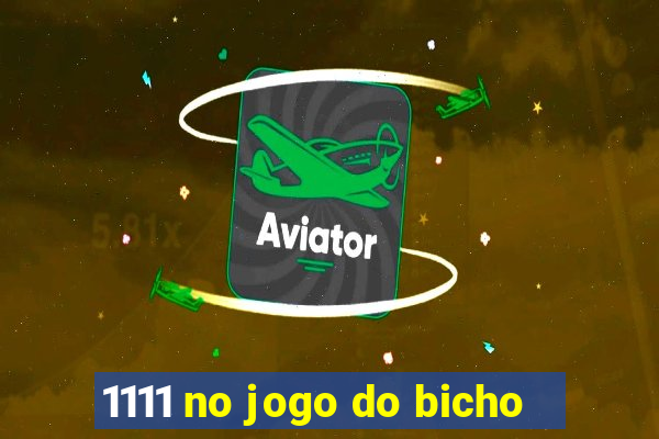 1111 no jogo do bicho