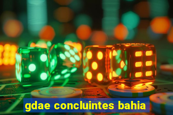 gdae concluintes bahia