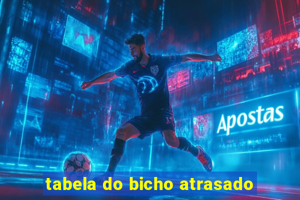tabela do bicho atrasado