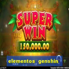 elementos genshin impact fraquezas
