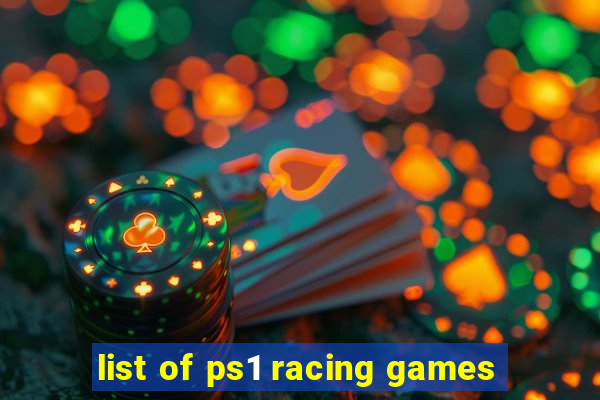 list of ps1 racing games