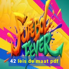 42 leis de maat pdf