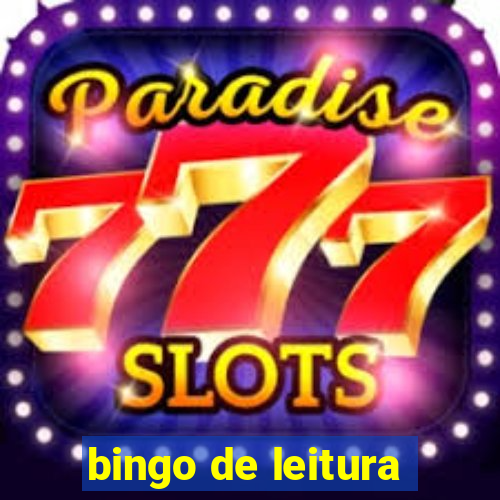 bingo de leitura