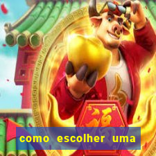 como escolher uma boa cartela de bingo