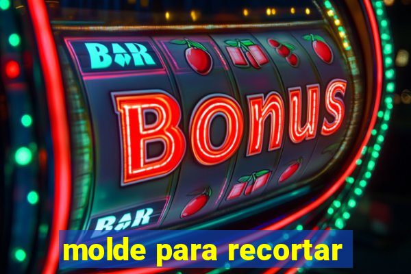 molde para recortar