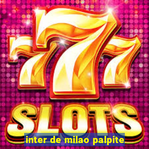 inter de milao palpite