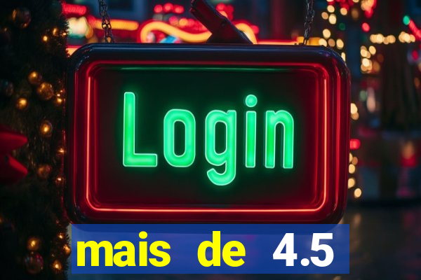 mais de 4.5 escanteios o que significa
