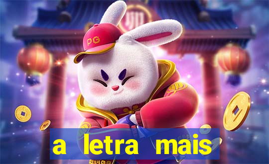 a letra mais bonita do mundo
