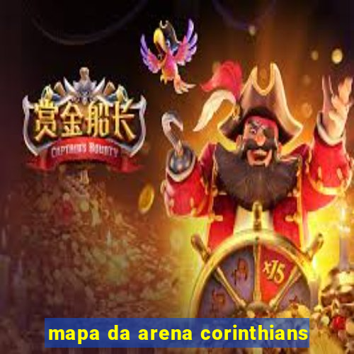 mapa da arena corinthians