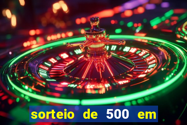 sorteio de 500 em cash toda segunda feira novibet