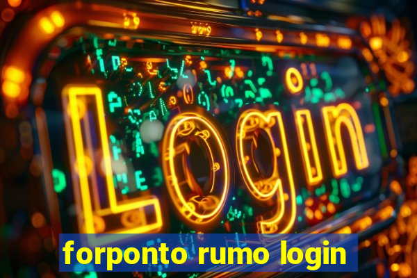forponto rumo login