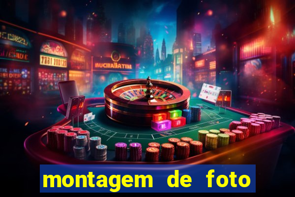 montagem de foto com simbolo do flamengo