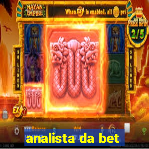 analista da bet