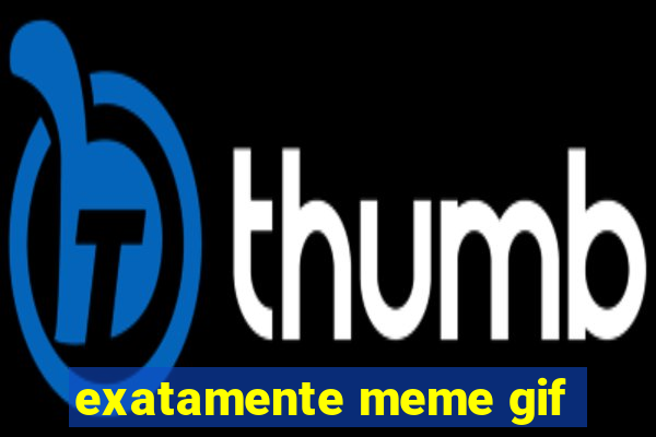 exatamente meme gif
