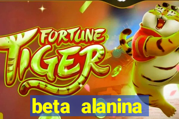 beta alanina aumenta a pressao