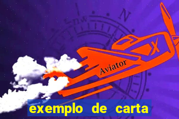exemplo de carta de leitor