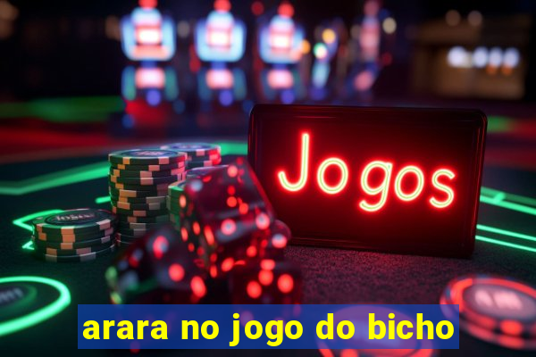 arara no jogo do bicho