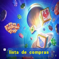 lista de compras para casa nova