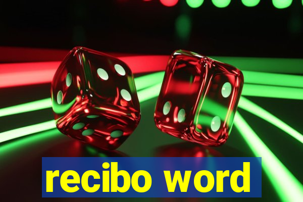 recibo word