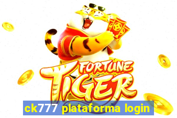 ck777 plataforma login