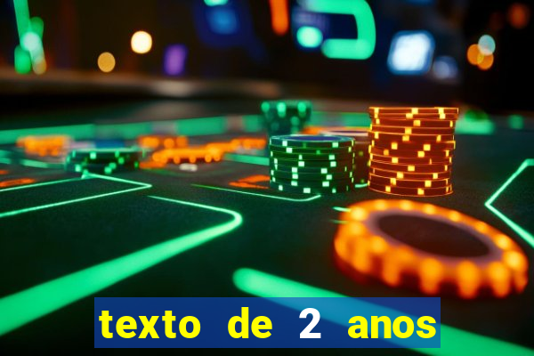 texto de 2 anos de namoro
