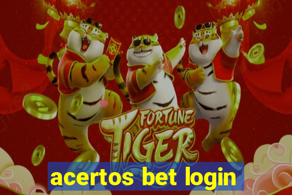 acertos bet login
