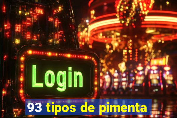 93 tipos de pimenta