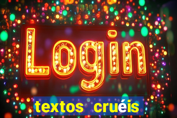 textos cruÃ©is demais para serem lidos rapidamente pdf